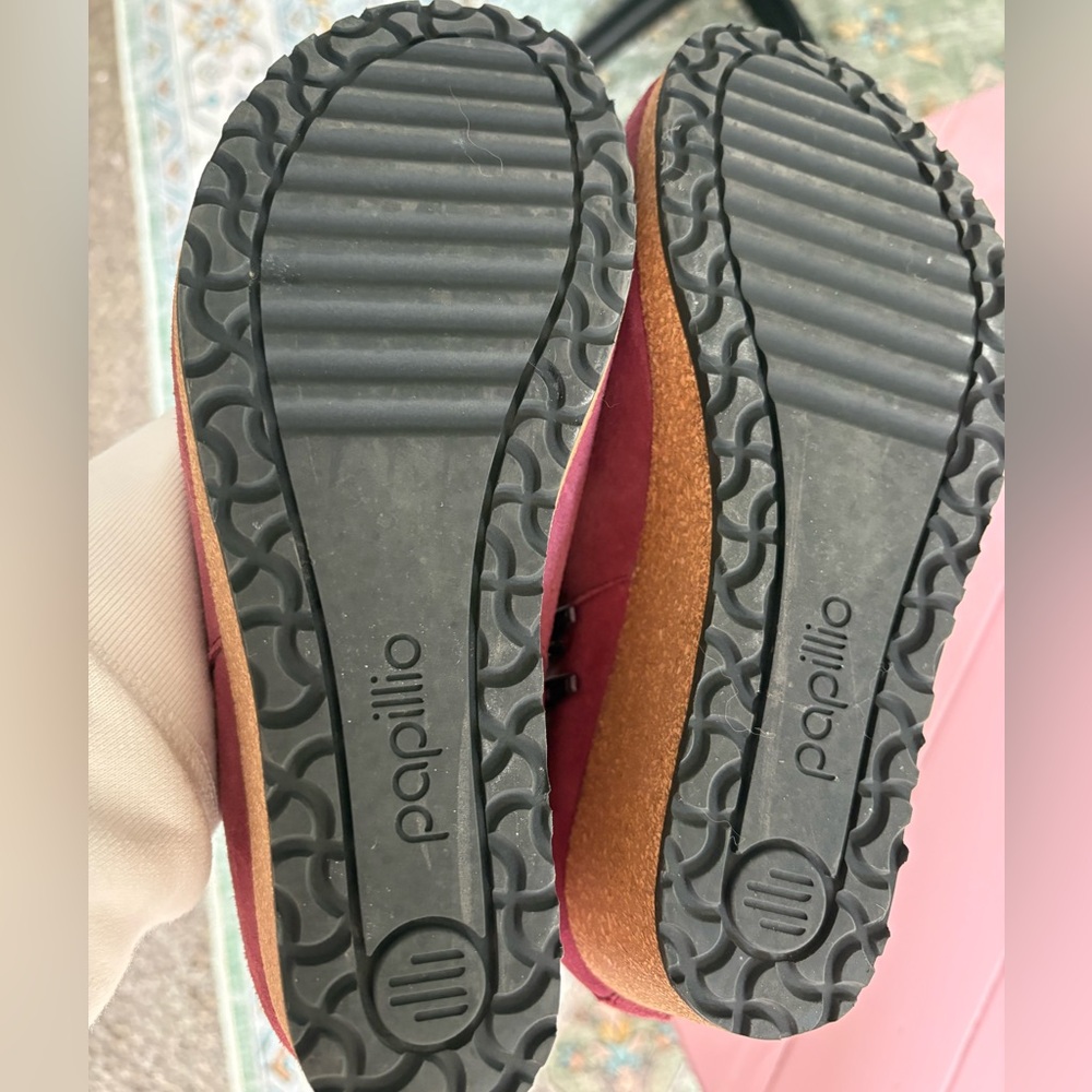 Birkenstock Mauve Wedge Ankle Booties - Picture 10 of 11